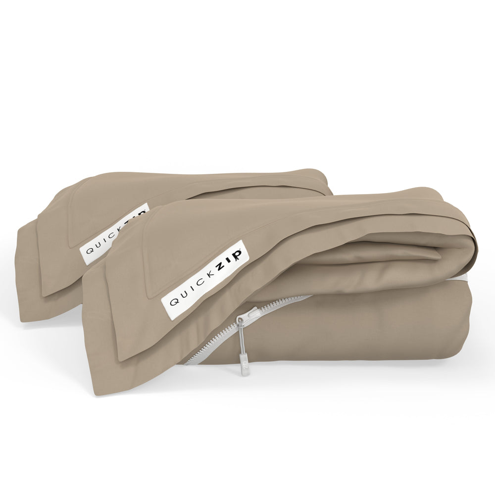 QuickZip Fitted Sheets - Sateen