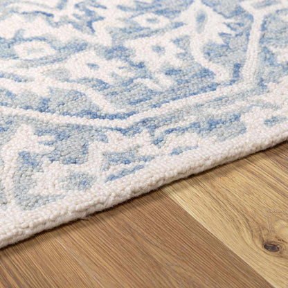 Gagebrook Blue Wool Area Rug - Quahog Bay Bedding