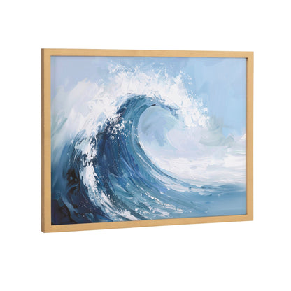 Gallery Abstract Painterly Coastal Ocean Wave Print by The Creative Bunch Studio - Quahog Bay Bedding