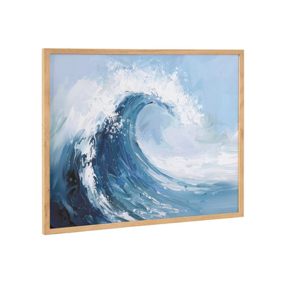 Gallery Abstract Painterly Coastal Ocean Wave Print by The Creative Bunch Studio - Quahog Bay Bedding