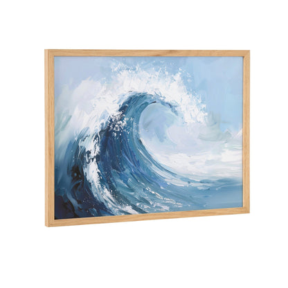 Gallery Abstract Painterly Coastal Ocean Wave Print by The Creative Bunch Studio - Quahog Bay Bedding