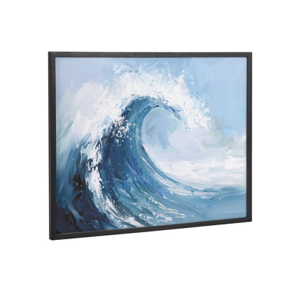Gallery Abstract Painterly Coastal Ocean Wave Print by The Creative Bunch Studio - Quahog Bay Bedding