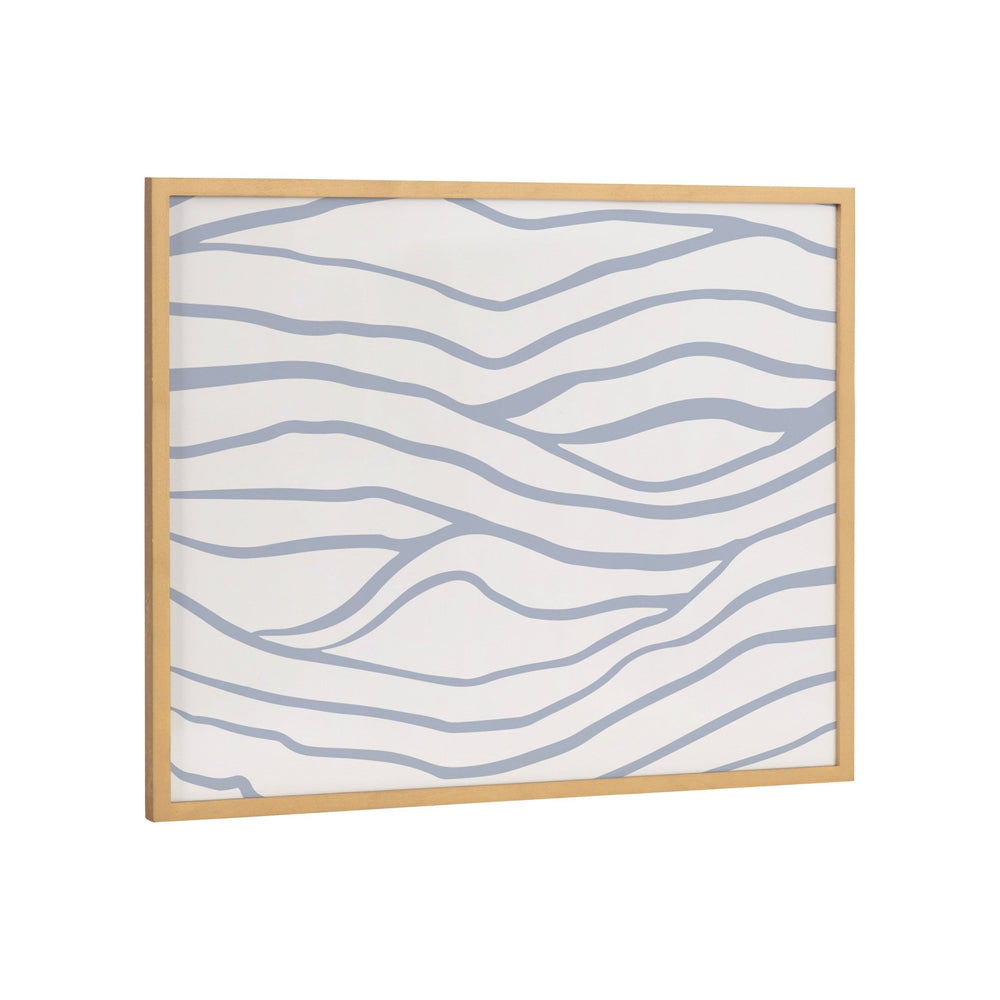 Gallery Simple Elegant Coastal Waves Print by The Creative Bunch Studio - Quahog Bay Bedding