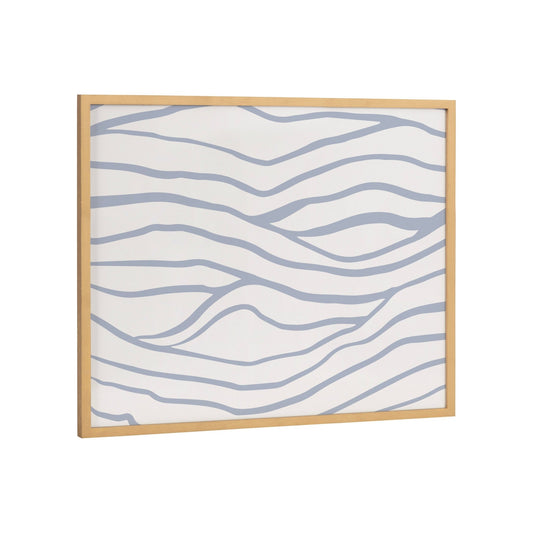 Gallery Simple Elegant Coastal Waves Print by The Creative Bunch Studio - Quahog Bay Bedding