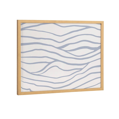 Gallery Simple Elegant Coastal Waves Print by The Creative Bunch Studio - Quahog Bay Bedding