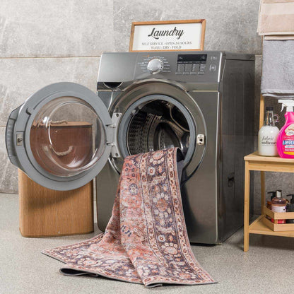 Ganyangan Red Washable Rug - Quahog Bay Bedding