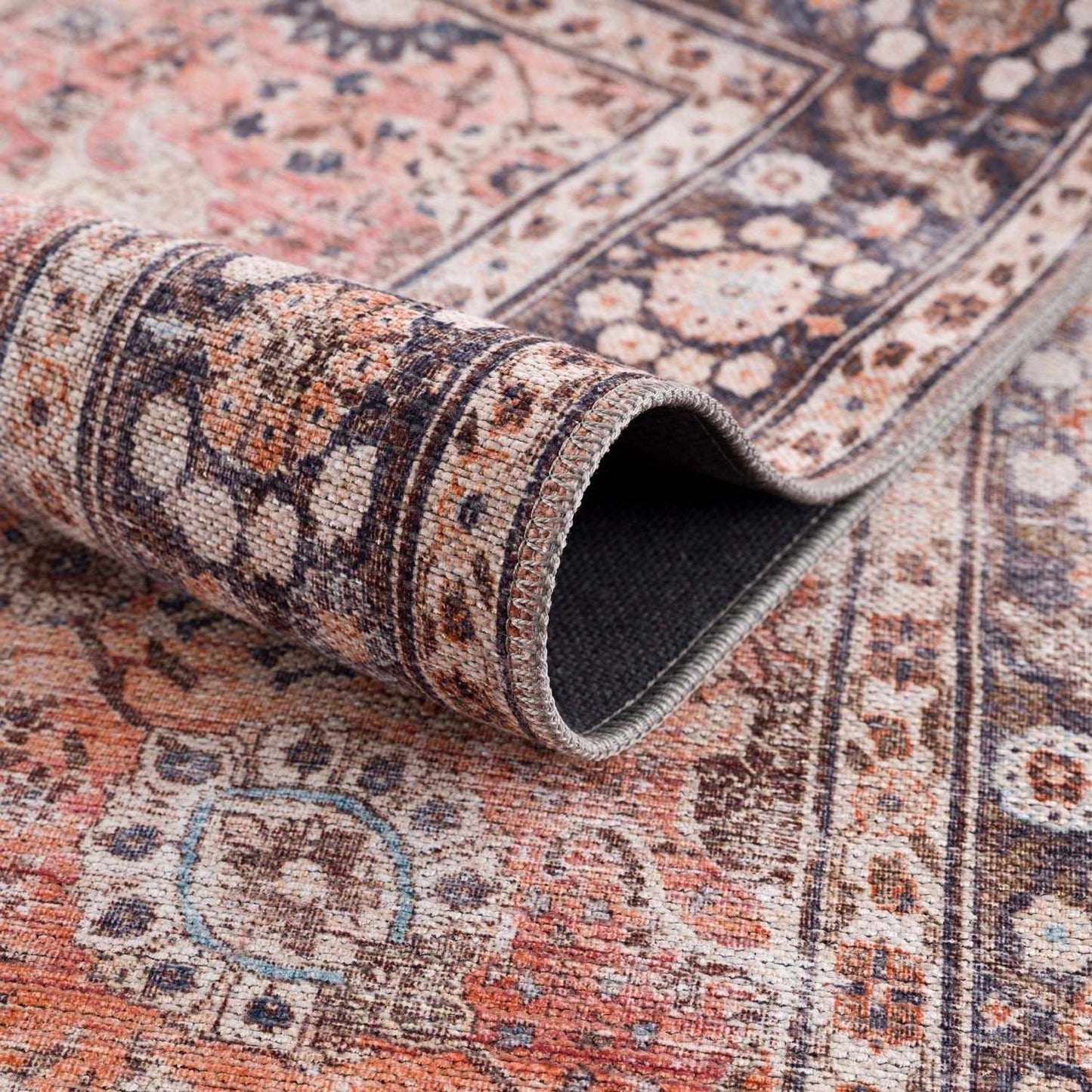 Ganyangan Red Washable Rug - Quahog Bay Bedding