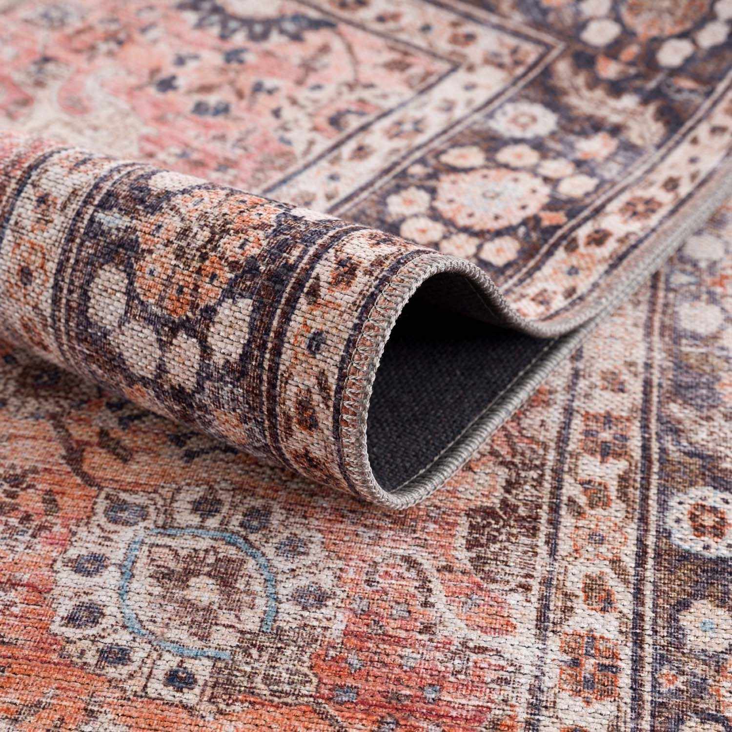 Ganyangan Red Washable Rug - Quahog Bay Bedding