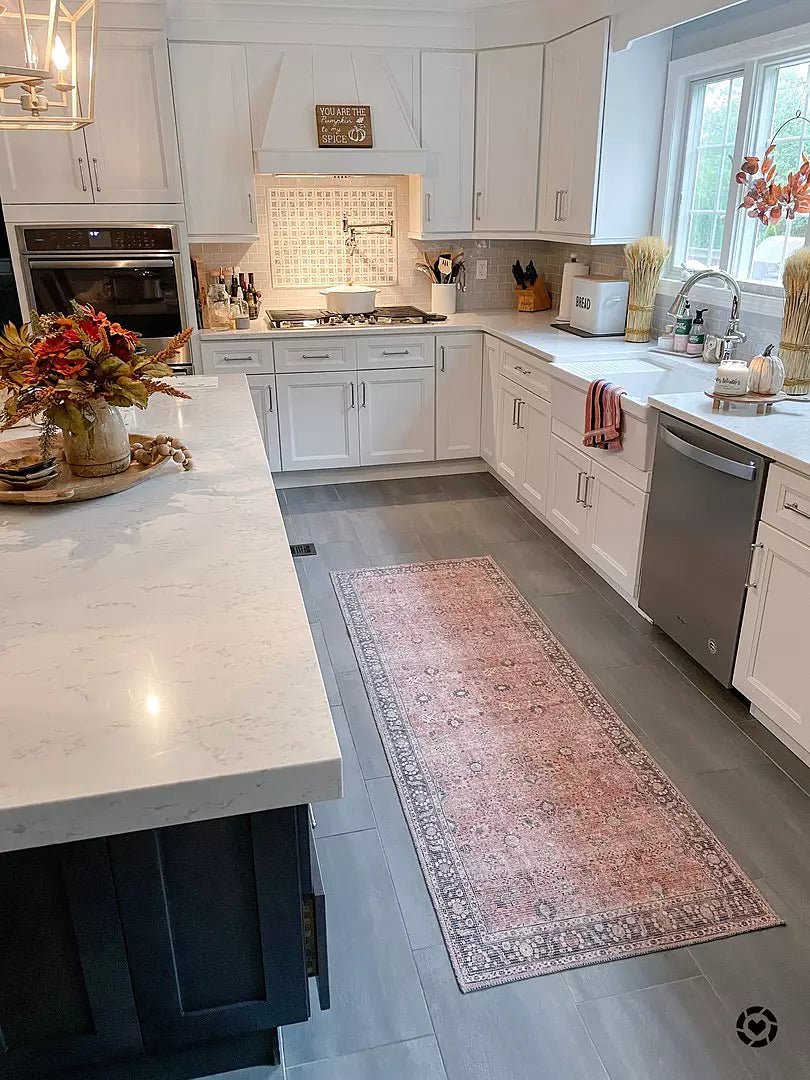 Ganyangan Red Washable Rug - Quahog Bay Bedding