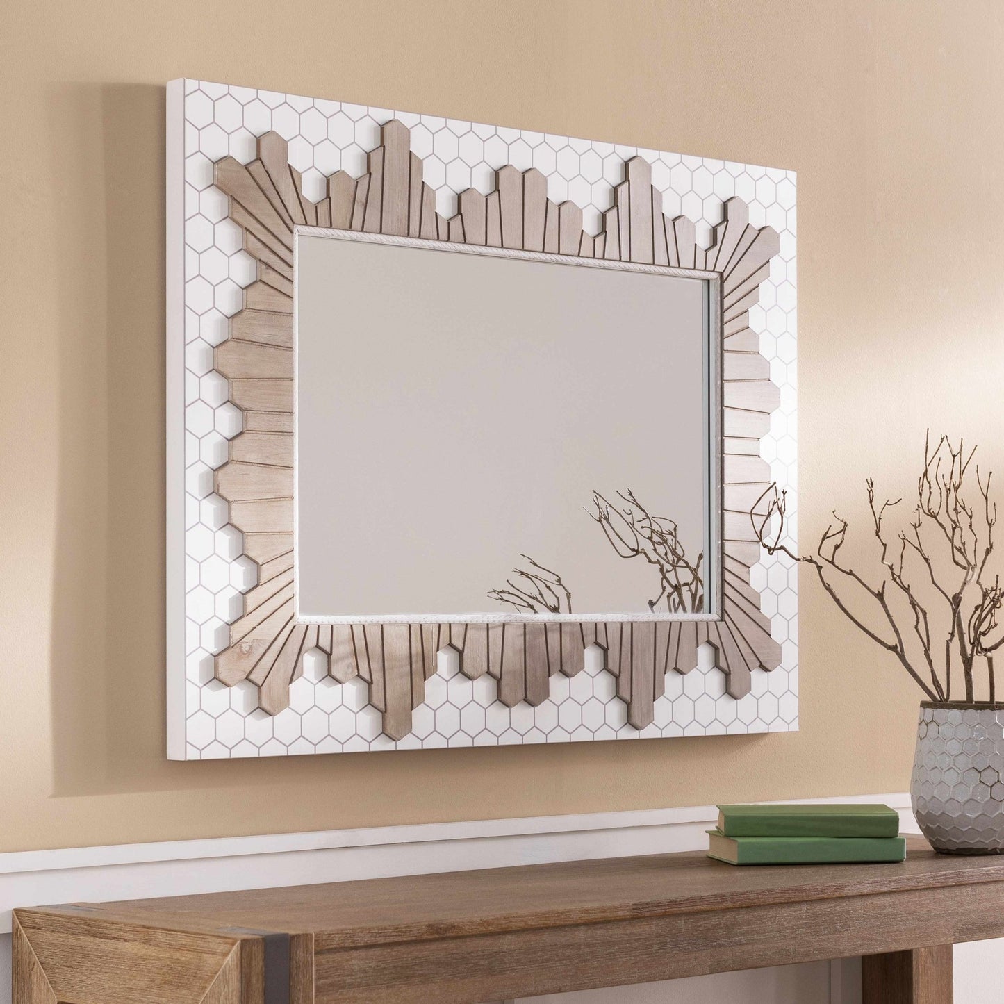 Garner Mosaic Framed Mirror - Quahog Bay Bedding