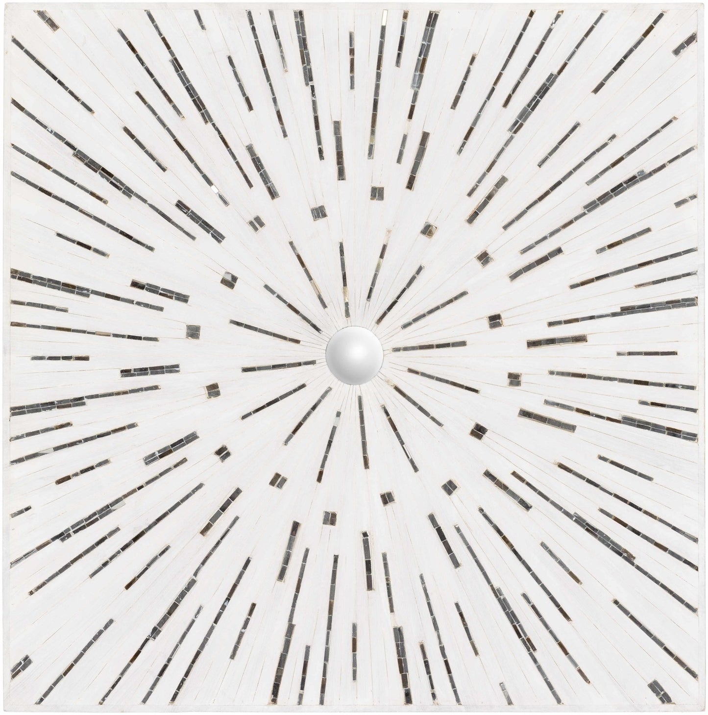 Garnet White Mosaic Starburst Wall Art - Quahog Bay Bedding