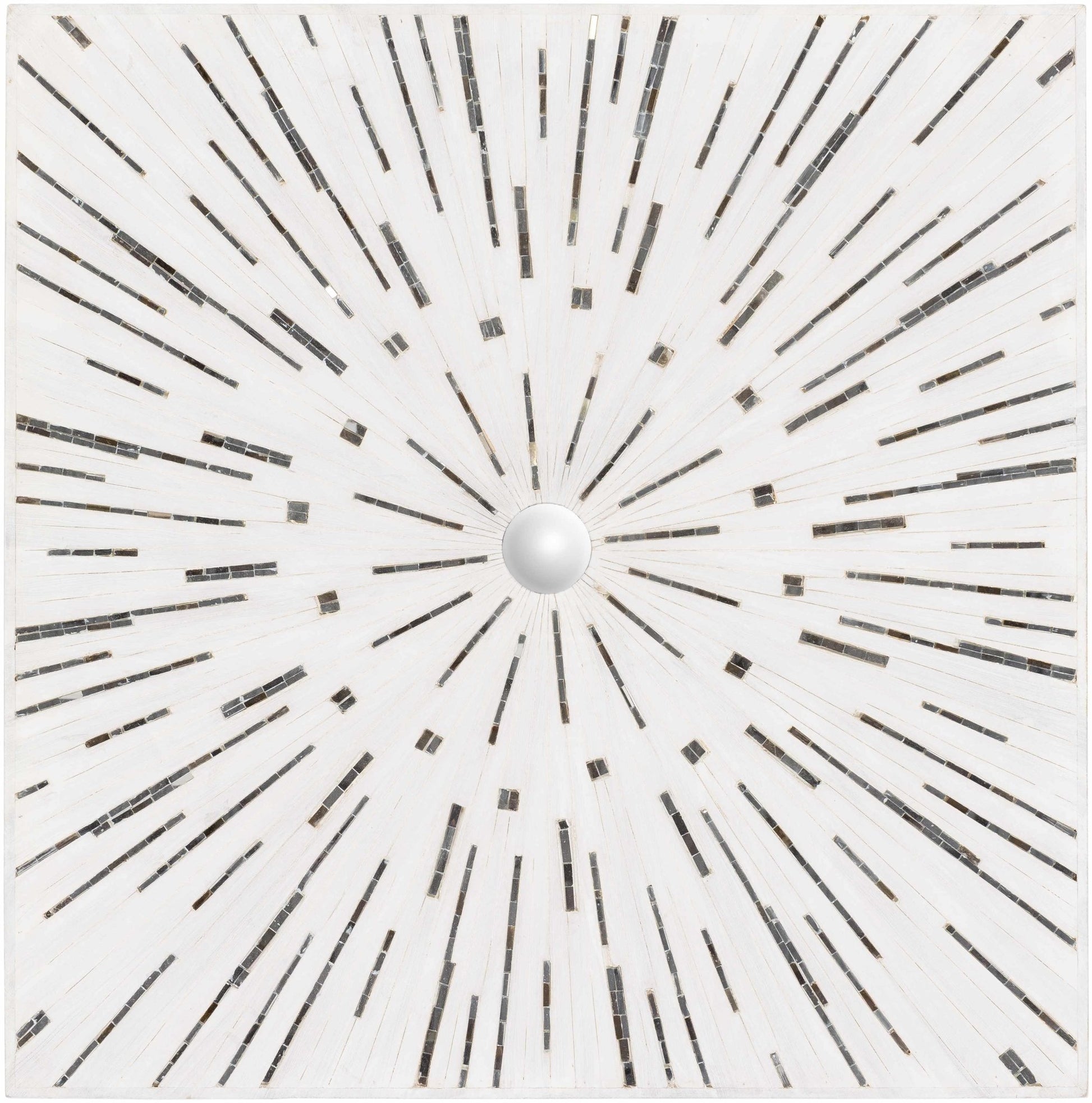 Garnet White Mosaic Starburst Wall Art - Quahog Bay Bedding