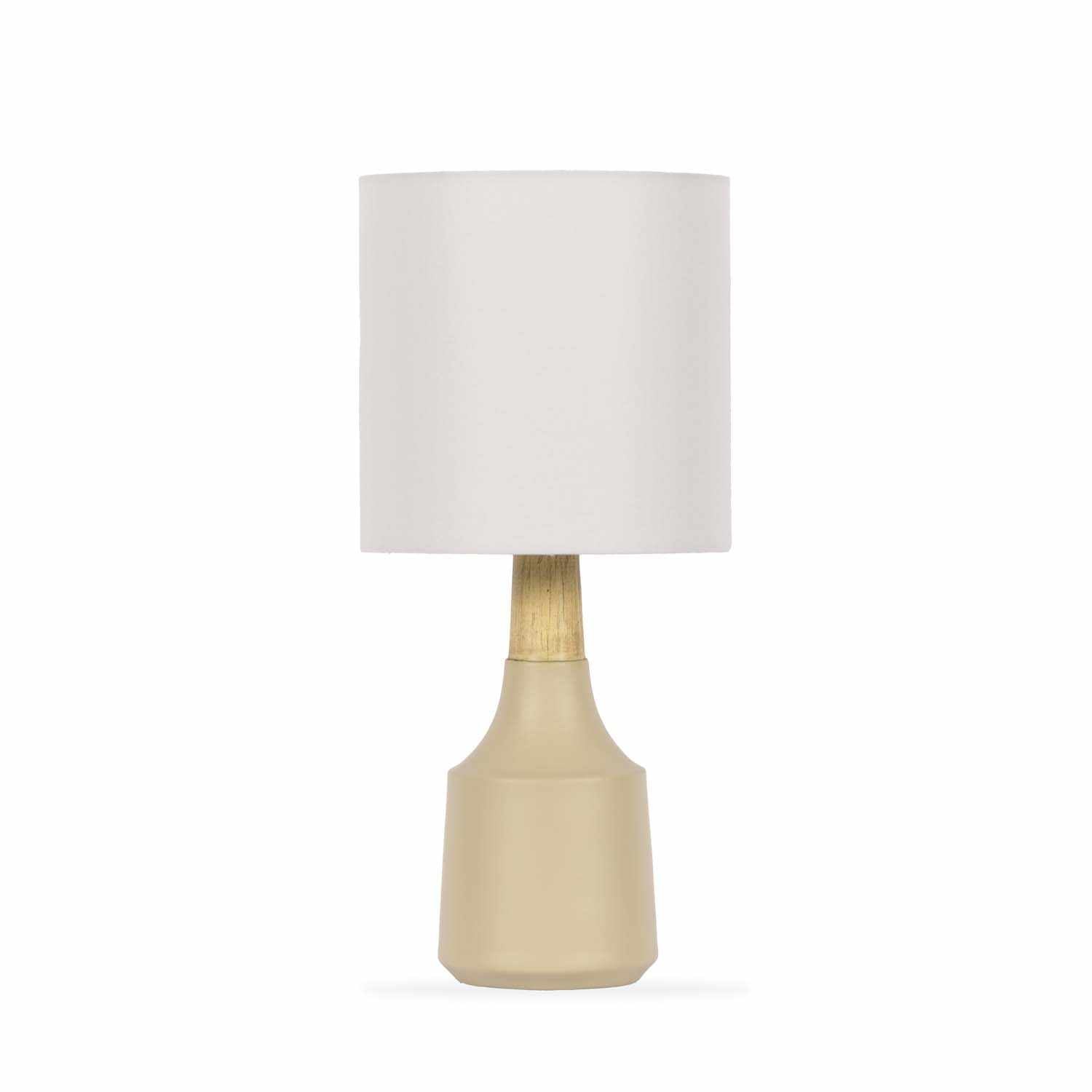 Gattaran Ivory & White Table Lamp - Quahog Bay Bedding
