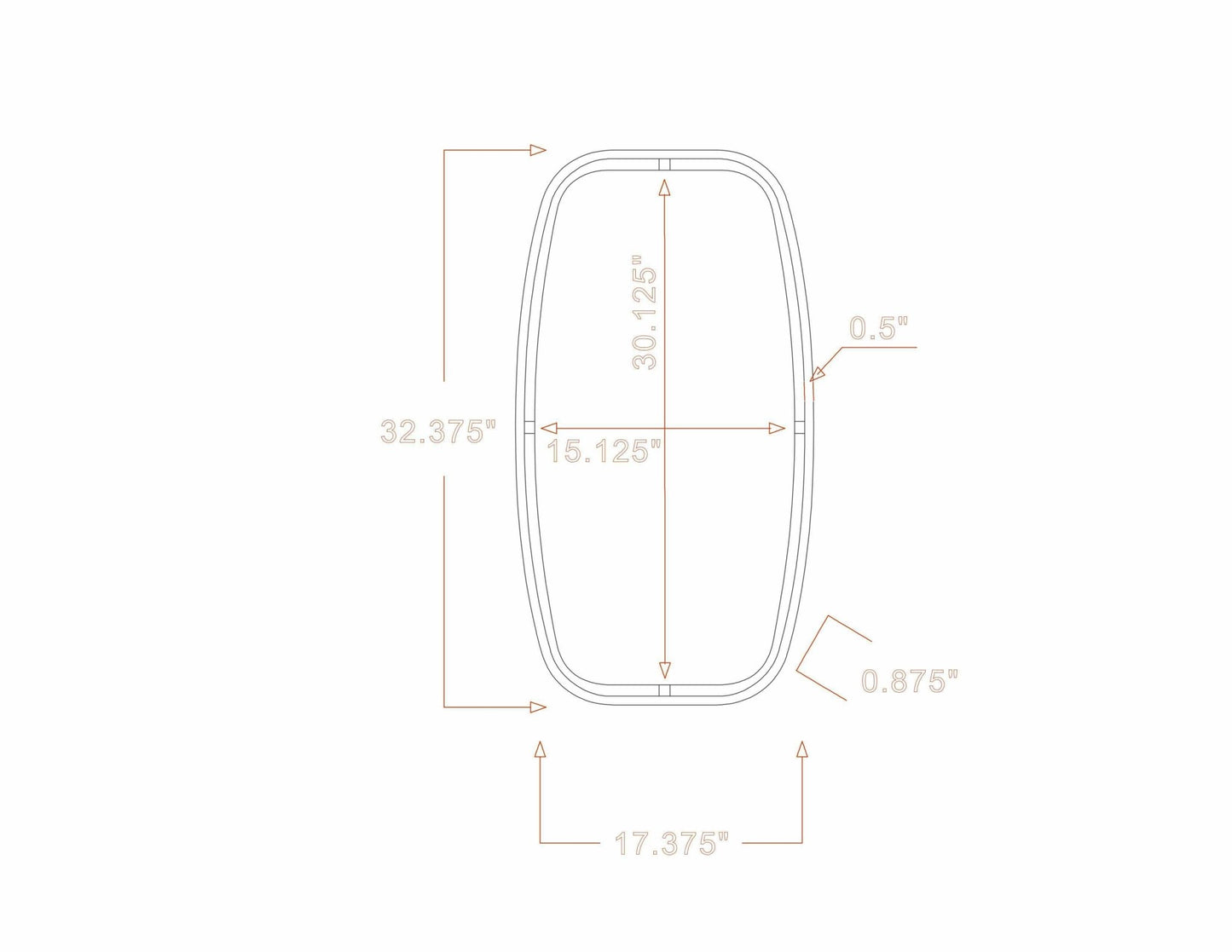 Gautampura Carved Metal Rectangular Mirror - Quahog Bay Bedding