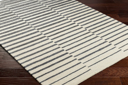 Gawel Charcoal Area Rug - Quahog Bay Bedding