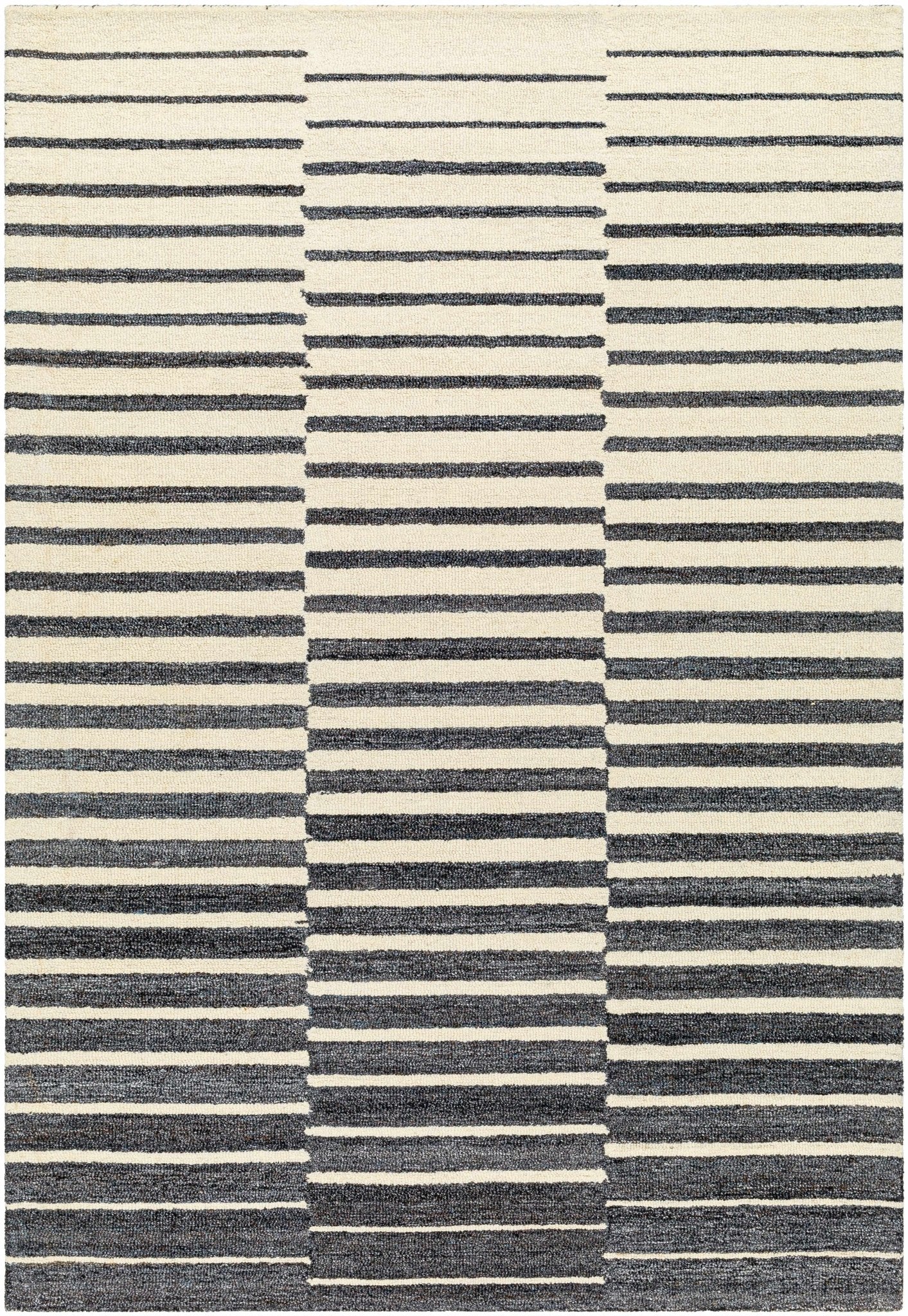 Gawel Charcoal Area Rug - Quahog Bay Bedding