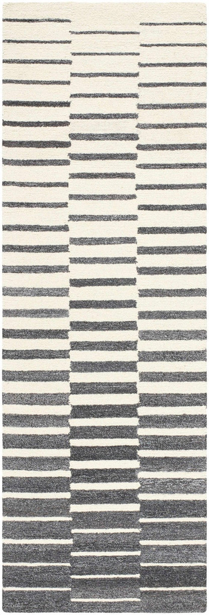 Gawel Charcoal Area Rug - Quahog Bay Bedding