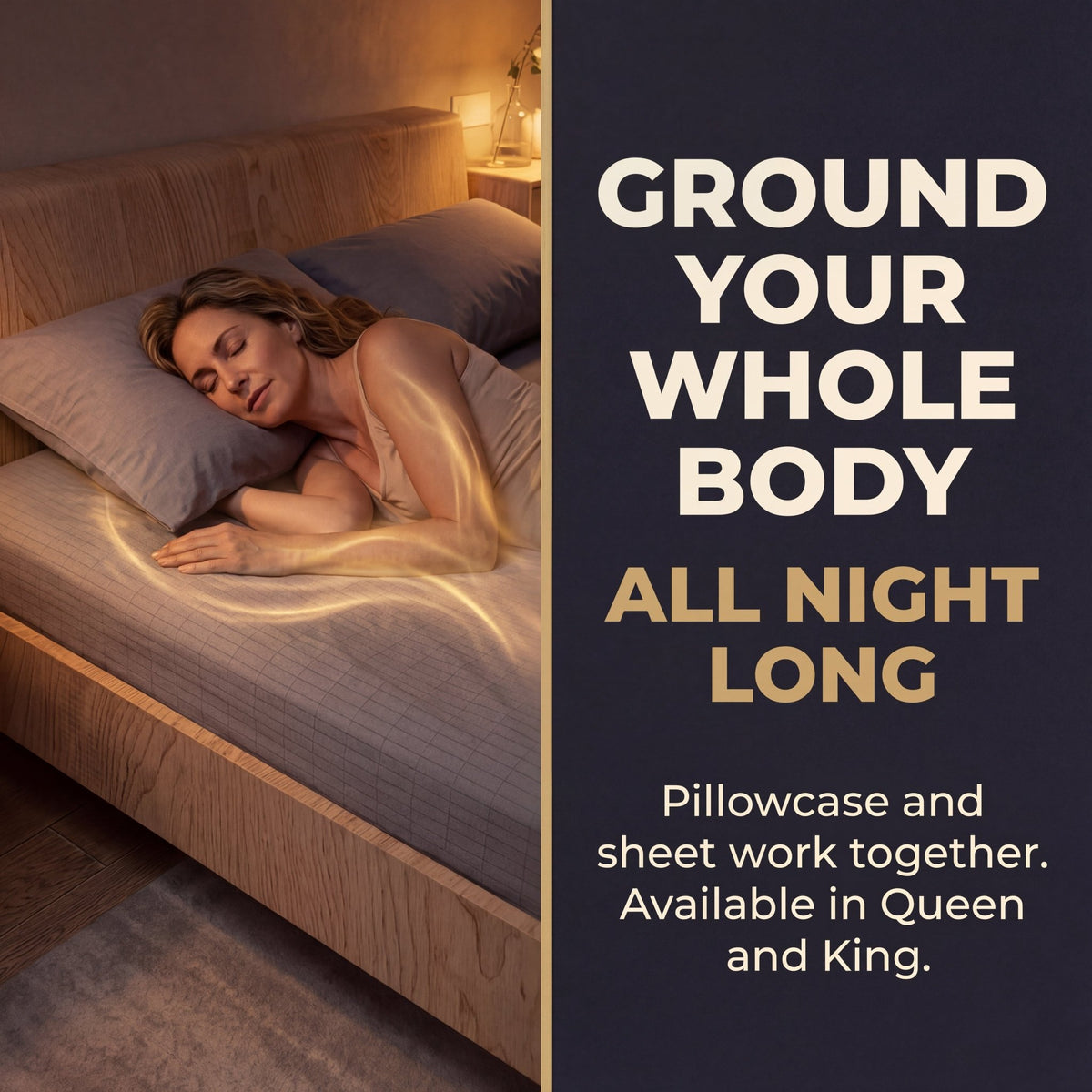 GAYA Grounding Pillowcase | Gray | 20 x 30 Inches - Quahog Bay Bedding