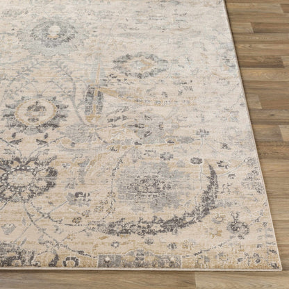 Georgiana Beige Area Rug - Medium Pile Rugs - Quahog Bay Bedding