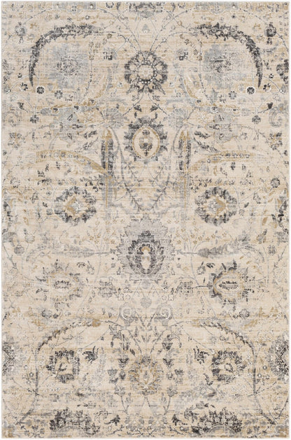 Georgiana Beige Area Rug - Medium Pile Rugs - Quahog Bay Bedding