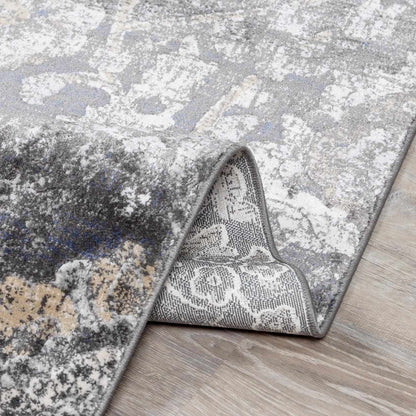Georgiana Charcoal Area Rug - Quahog Bay Bedding