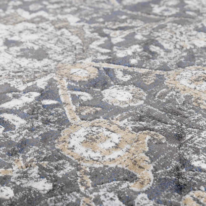 Georgiana Charcoal Area Rug - Quahog Bay Bedding