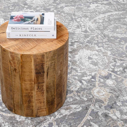 Georgiana Charcoal Area Rug - Quahog Bay Bedding