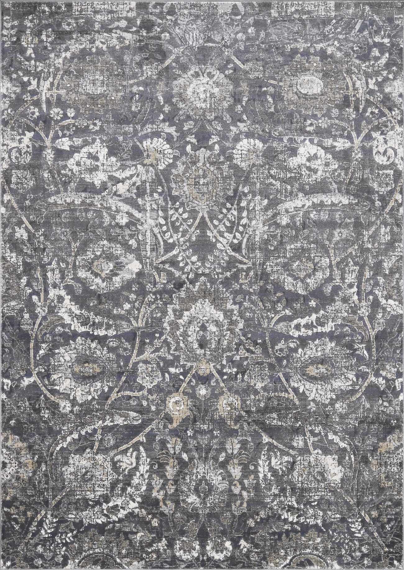 Georgiana Charcoal Area Rug - Quahog Bay Bedding
