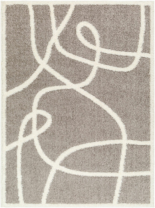 Gilon Taupe Plush Area Rug - Clearance - Quahog Bay Bedding