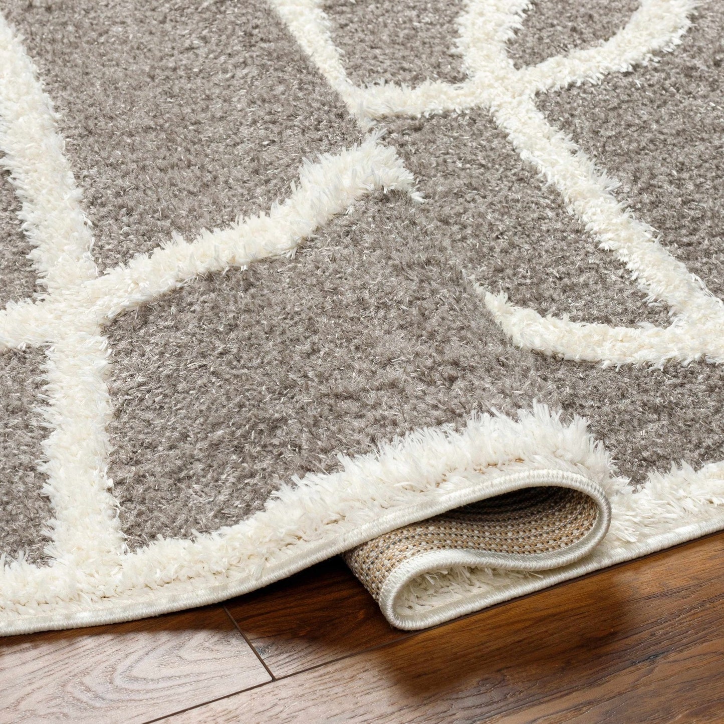 Gilon Taupe Plush Area Rug - Clearance - Quahog Bay Bedding