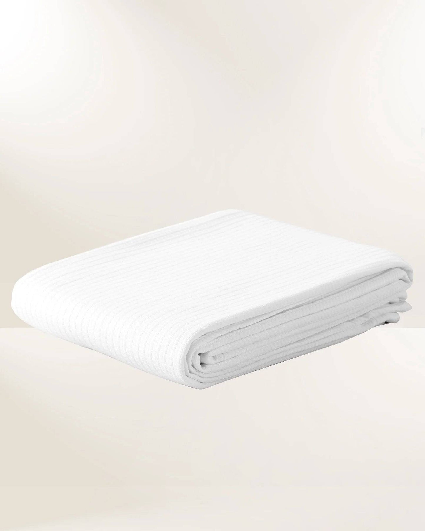 Cotton Honeycomb Blanket White - Quahog Bay Bedding