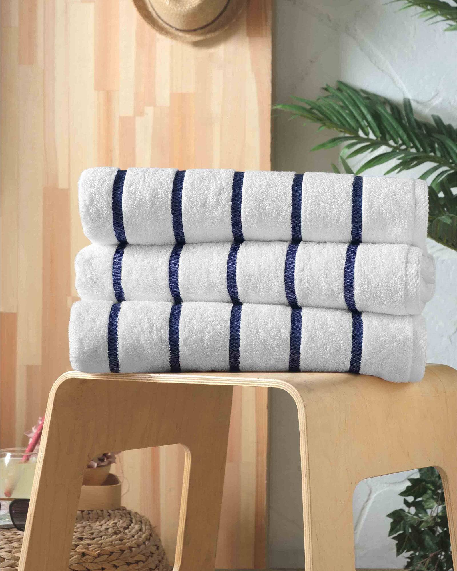 Blue Stripe Pool and Beach Towel - Quahog Bay Bedding