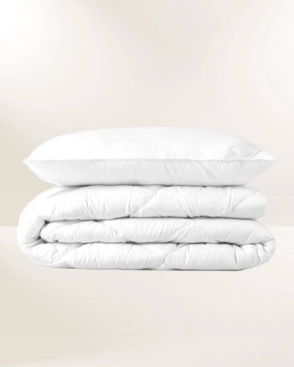 Down Alternative (Microfiber) Duvet & Pillow Insert + Pillowcase Bundle