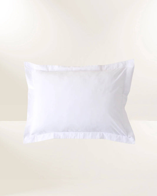 Organic Cotton White Pillow Sham Set - Quahog Bay Bedding