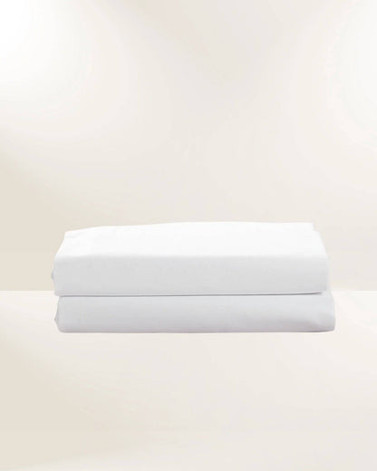 Organic Cotton White Pillow Sham Set - Quahog Bay Bedding