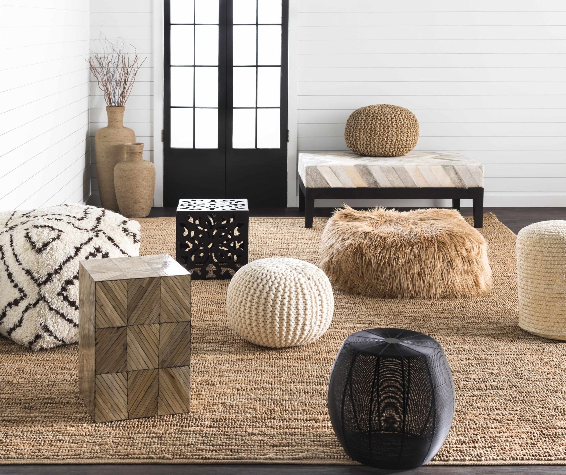 Glover Natural Braided Jute Carpet - Quahog Bay Bedding