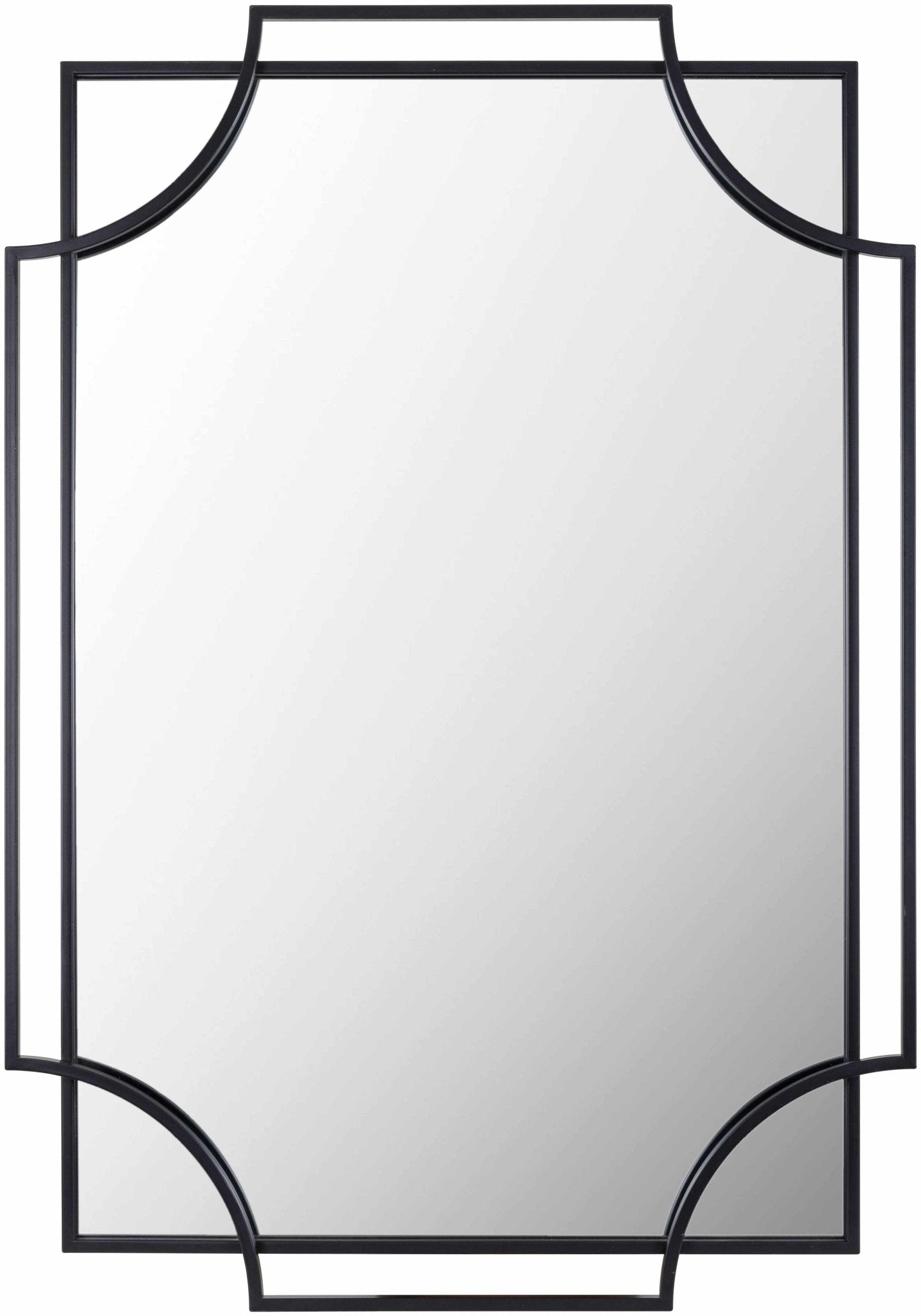 Golasecca Black Frame Mirror - Quahog Bay Bedding