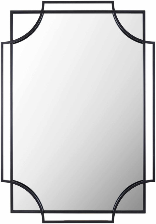 Golasecca Black Frame Mirror - Quahog Bay Bedding