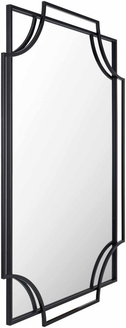 Golasecca Black Frame Mirror - Quahog Bay Bedding