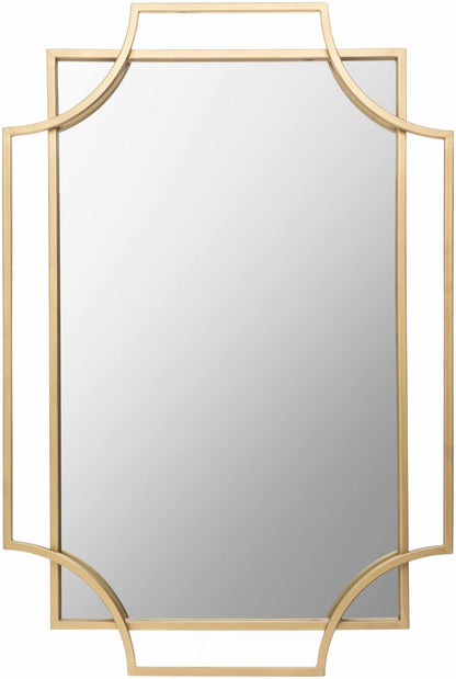 Golasecca Brass Frame Gold Mirror - Quahog Bay Bedding