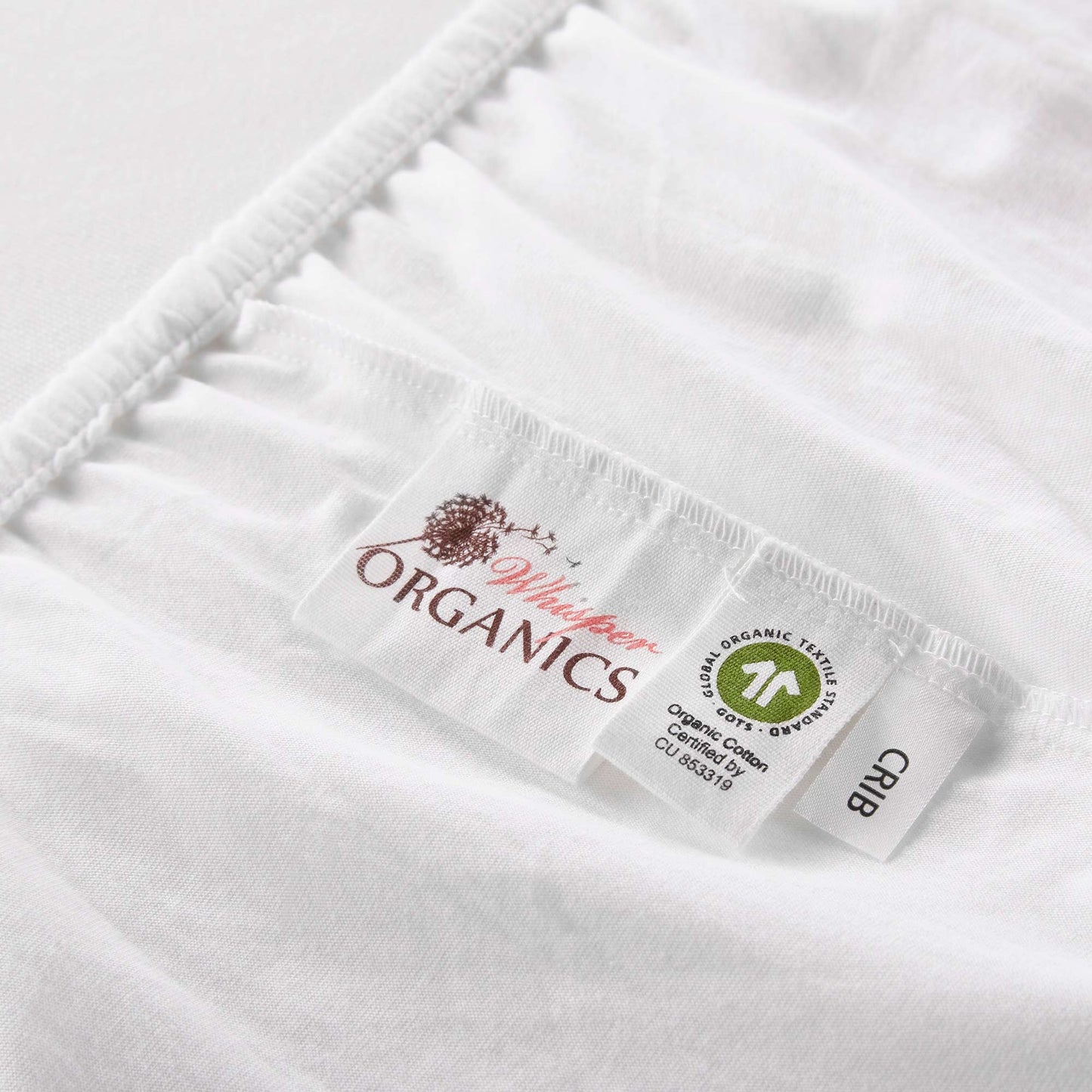 Organic Waterproof Pique Knit Crib Mattress Cover - Mattress Protectors