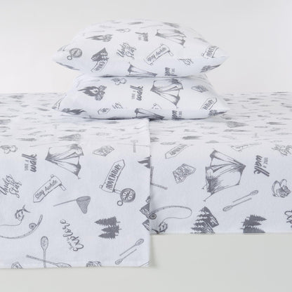 100% Turkish Cotton Flannel Sheet Sets - Christmas Sheets