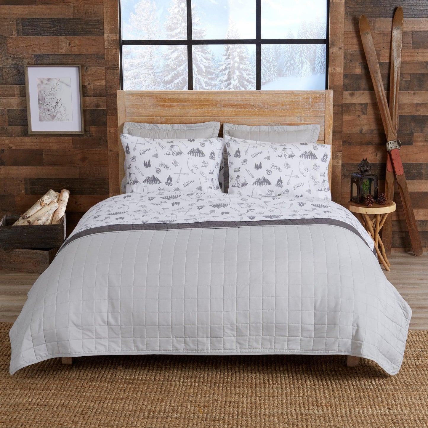 100% Turkish Cotton Flannel Sheet Sets - Christmas Sheets