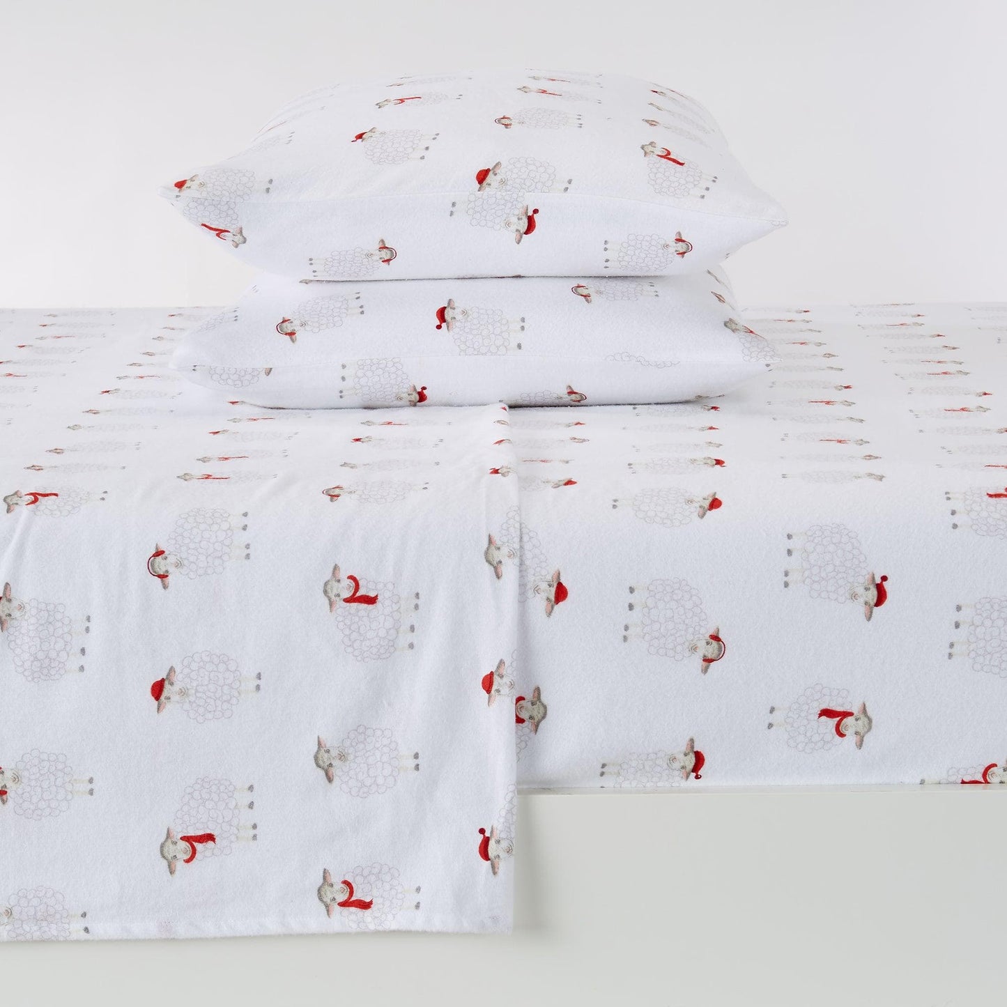 100% Turkish Cotton Flannel Sheet Sets - Christmas Sheets