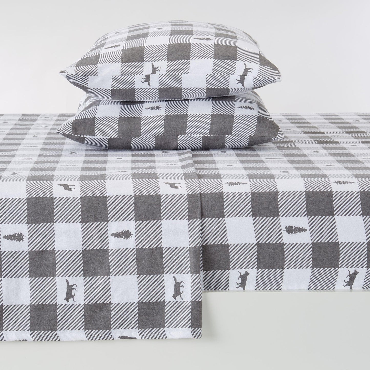 100% Turkish Cotton Flannel Sheet Sets - Christmas Sheets