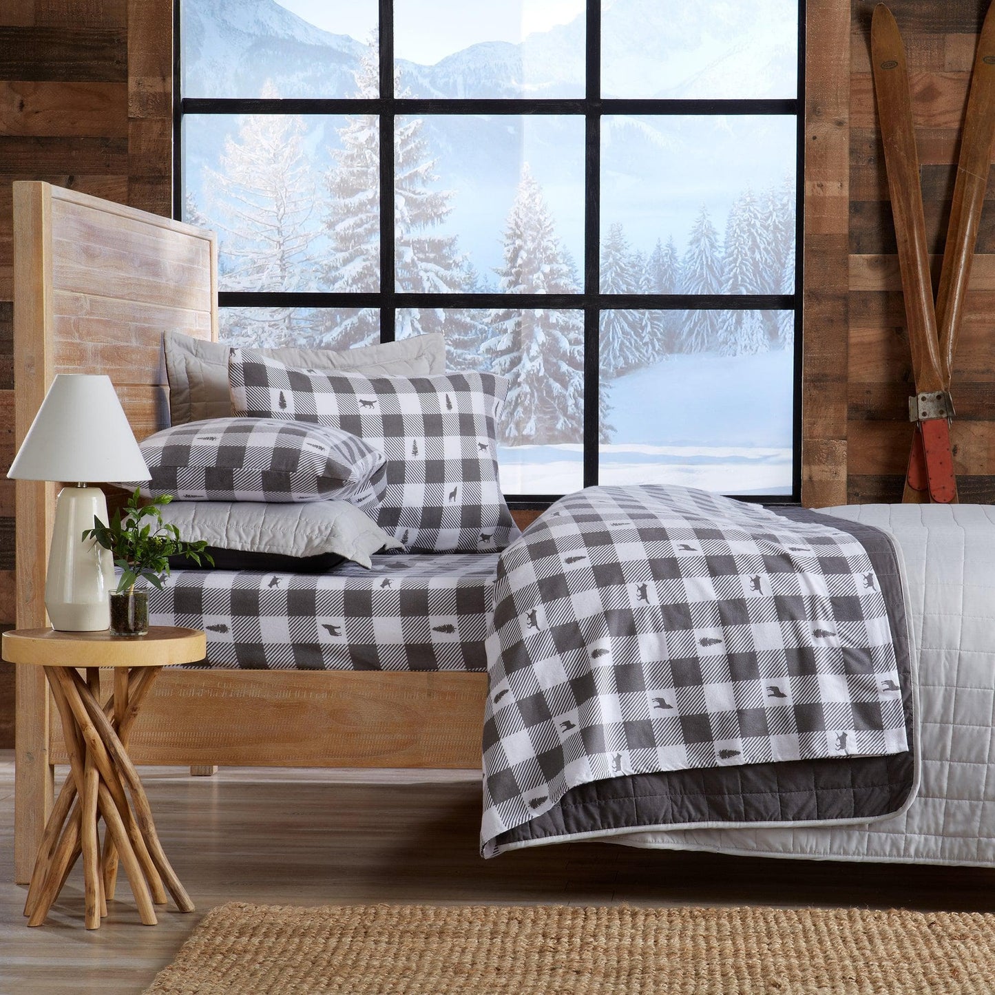 100% Turkish Cotton Flannel Sheet Sets - Christmas Sheets