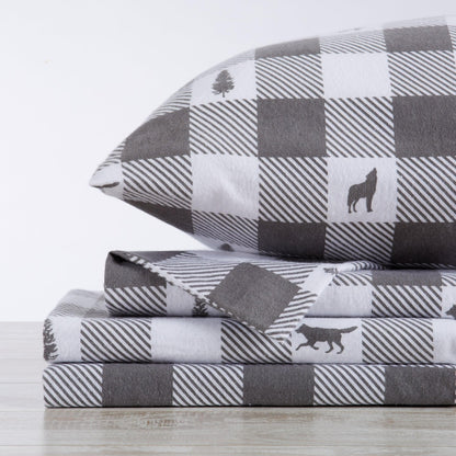 100% Turkish Cotton Flannel Sheet Sets - Christmas Sheets