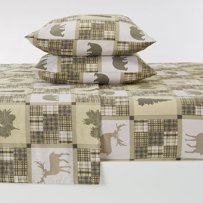 100% Turkish Cotton Flannel Sheet Sets - Christmas Sheets