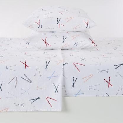 100% Turkish Cotton Flannel Sheet Sets - Christmas Sheets