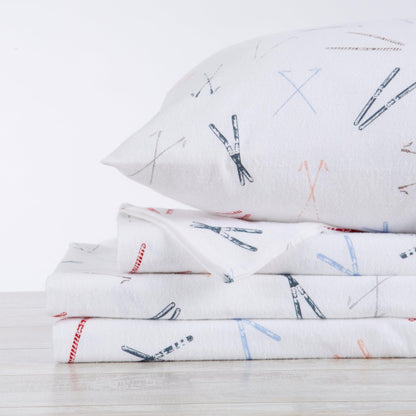 100% Turkish Cotton Flannel Sheet Sets - Christmas Sheets